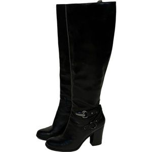 TAHARI FELIX  Knee High Leather Boots Size 6